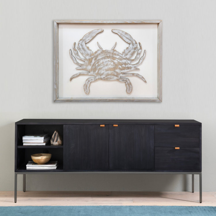 FRAMED CRAB CUTOUT