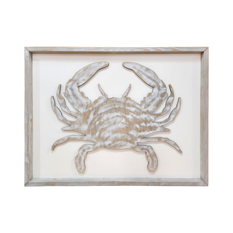 FRAMED CRAB CUTOUT