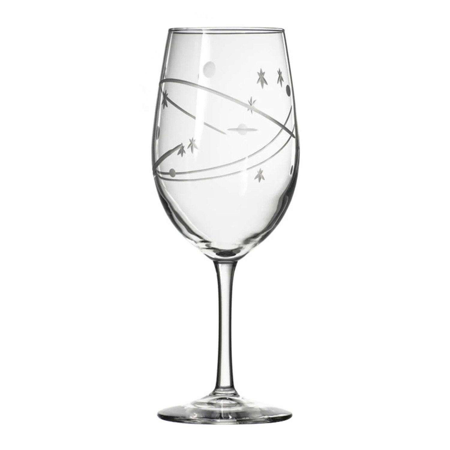 ETCHED STEMLESS WINE GLASS - Su Casa