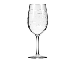 ETCHED STEMLESS WINE GLASS - Su Casa