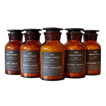 GRANT STREET APOTHECARY CANDLE, ASSTD. SCENTS