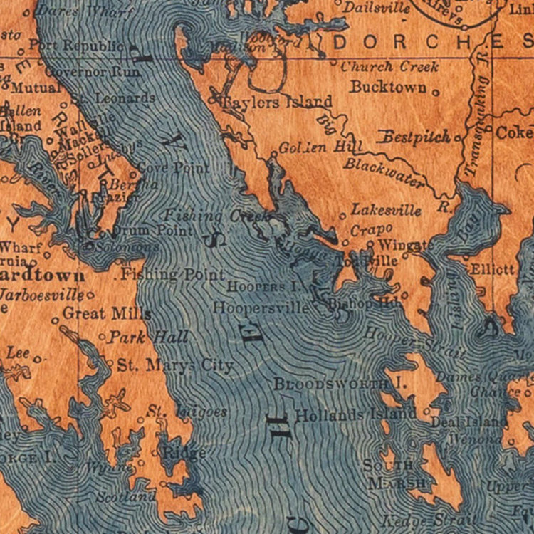 CHESAPEAKE BAY MAP