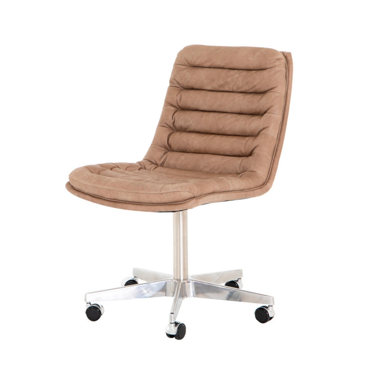 CLEVER LEATHER SWIVEL CHAIR - Su Casa