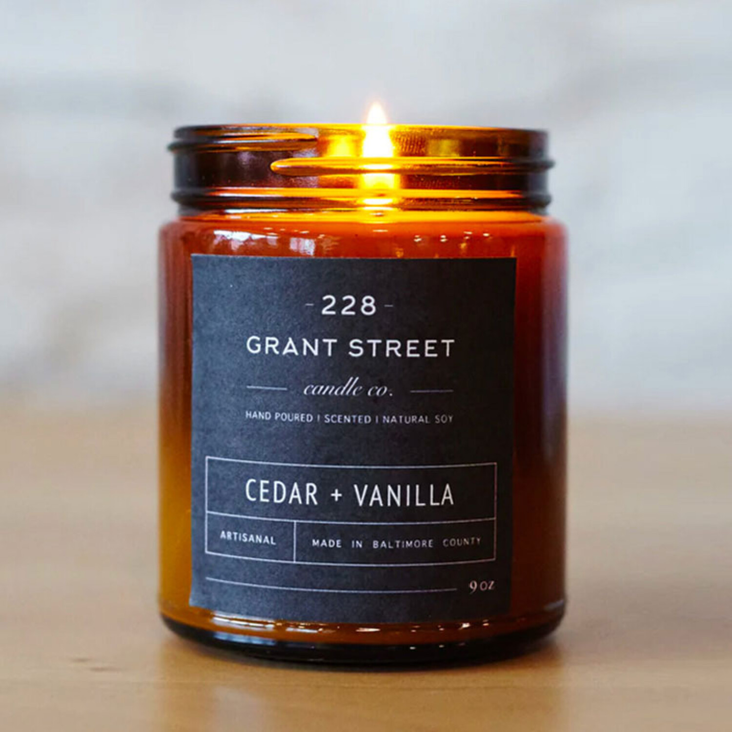 AMBER JAR SOY CANDLE - Su Casa