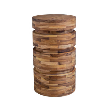 MARTINE PEDESTAL SIDE TABLE