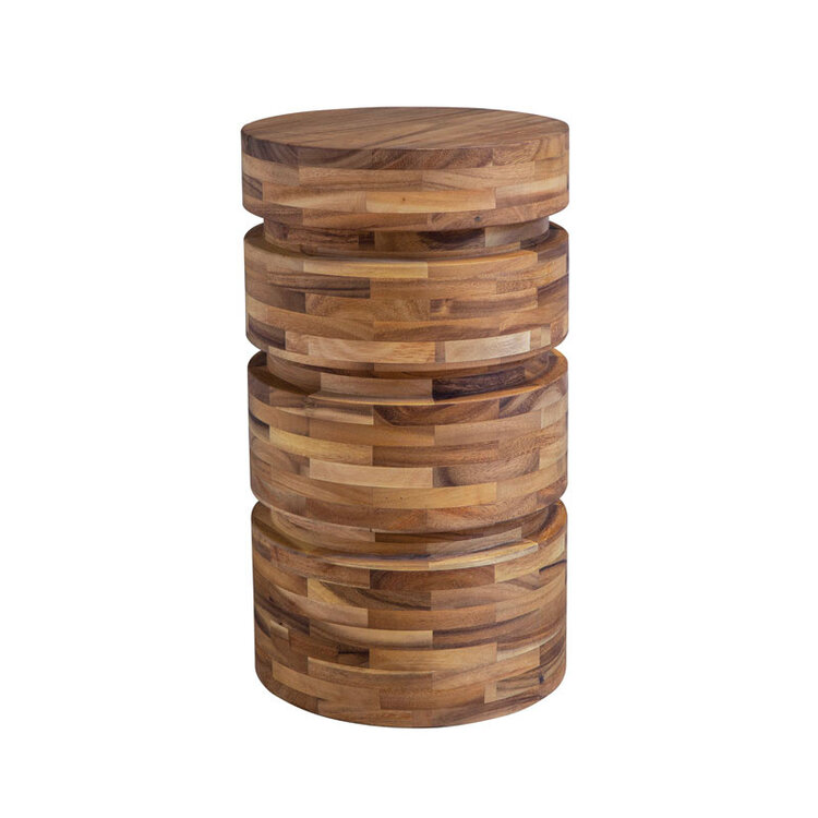 MARTINE PEDESTAL SIDE TABLE