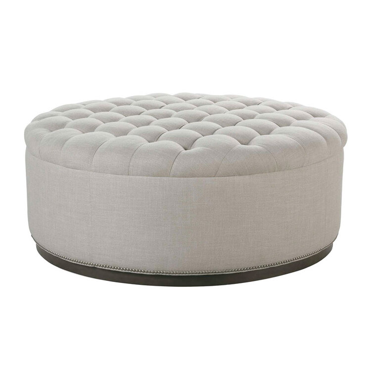 MODE ROUND OTTOMAN