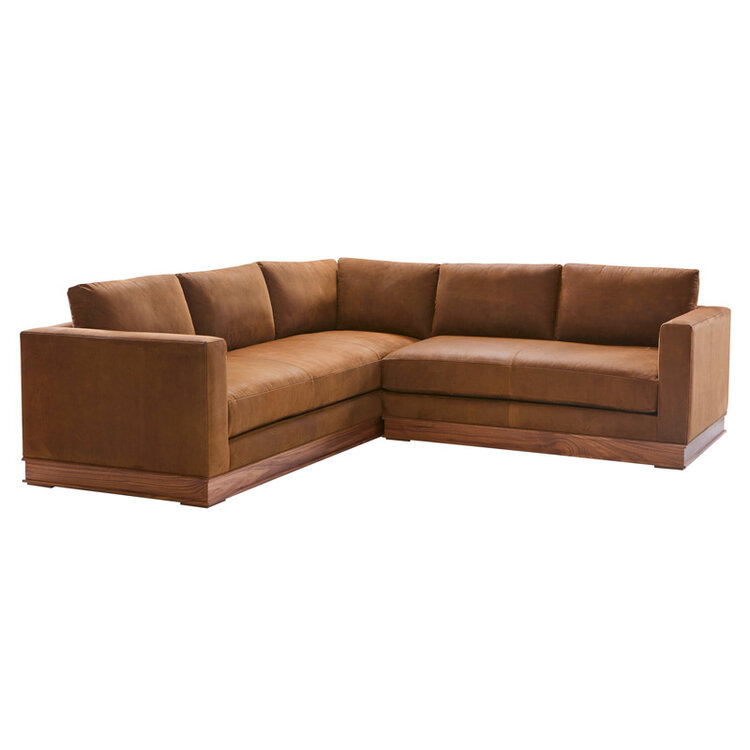 BASHA LEATHER SOFA