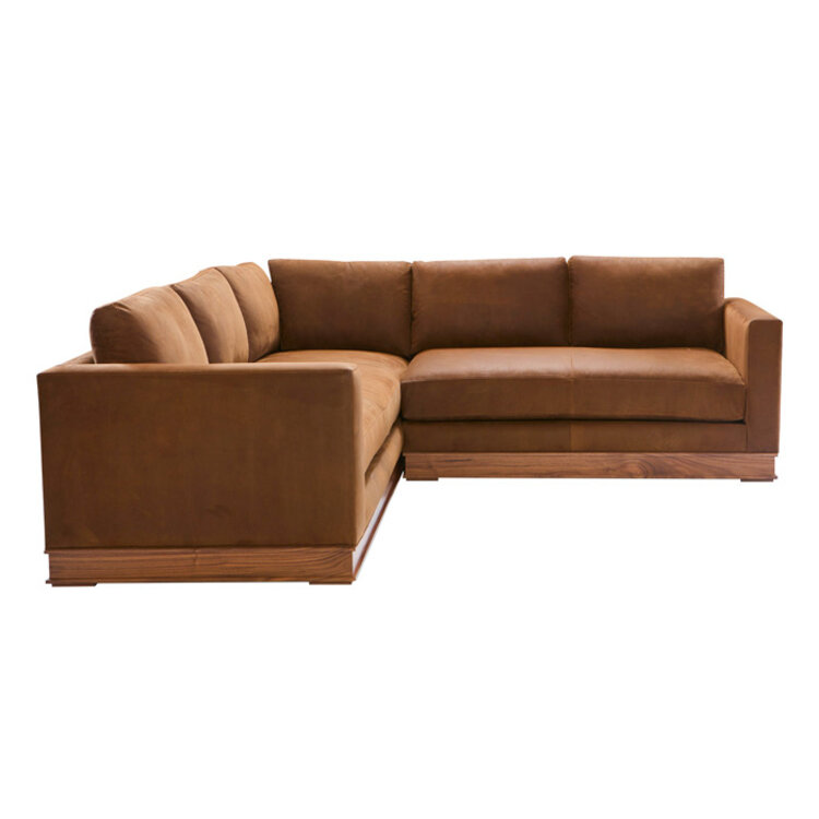 BASHA LEATHER SOFA