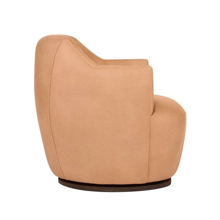 CLEVER LEATHER SWIVEL CHAIR