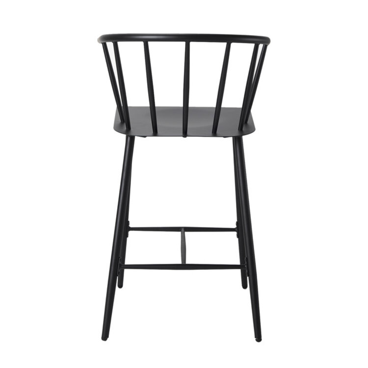 POWELL BLACK METAL STOOL