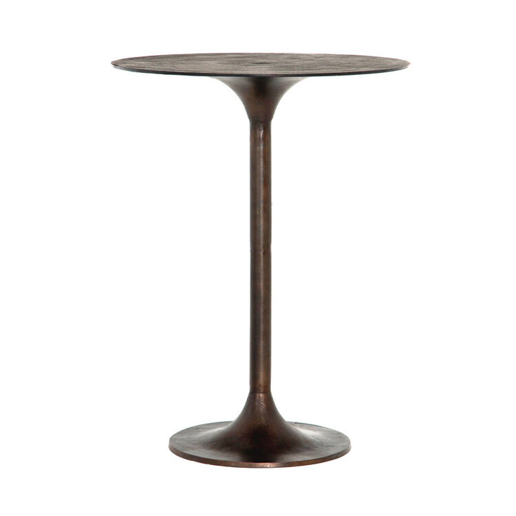 SIMONE PUB TABLE, ANTIQUE RUST