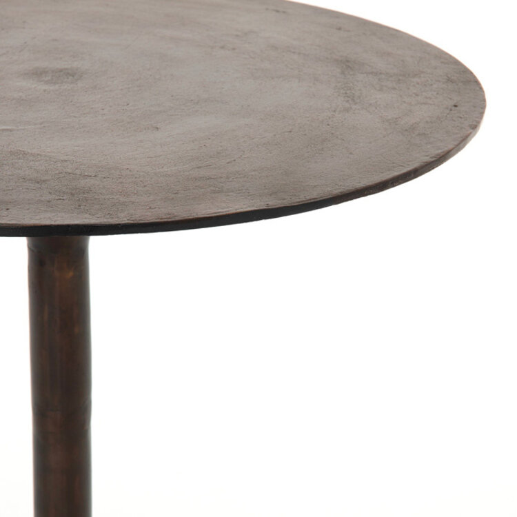 SIMONE PUB TABLE, ANTIQUE RUST