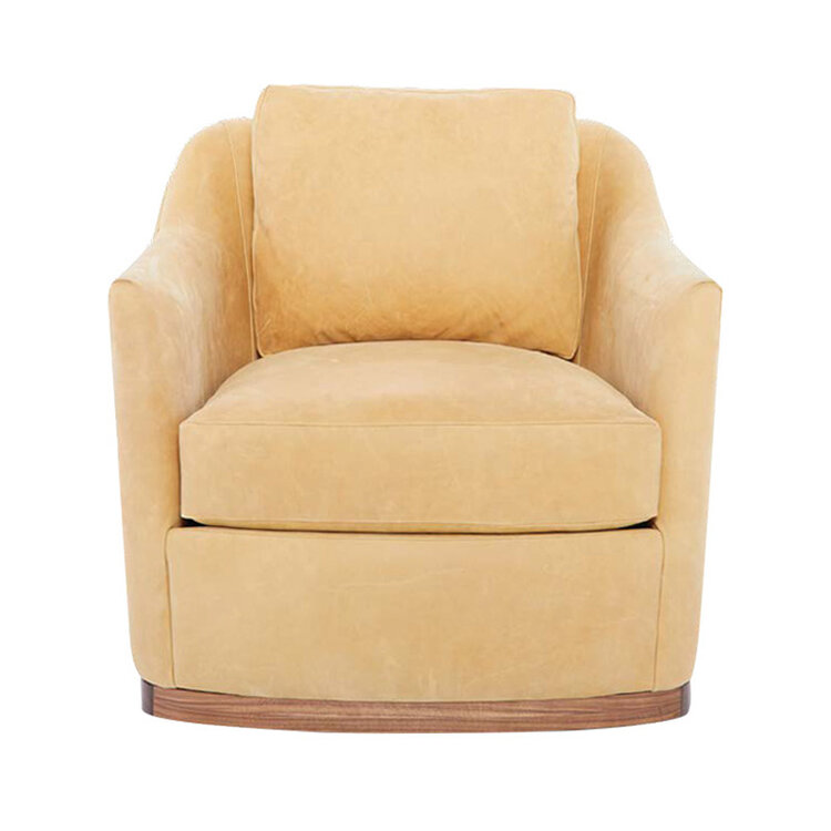 RENNY LEATHER SWIVEL CHAIR