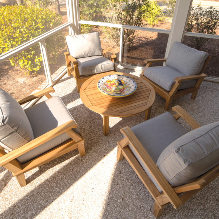 ROYAL TEAK LARGO OUTDOOR CLUB CHAIR