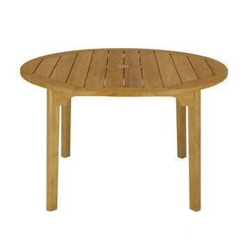 ROYAL TEAK HALSEY OUTDOOR ROUND DINING TABLE