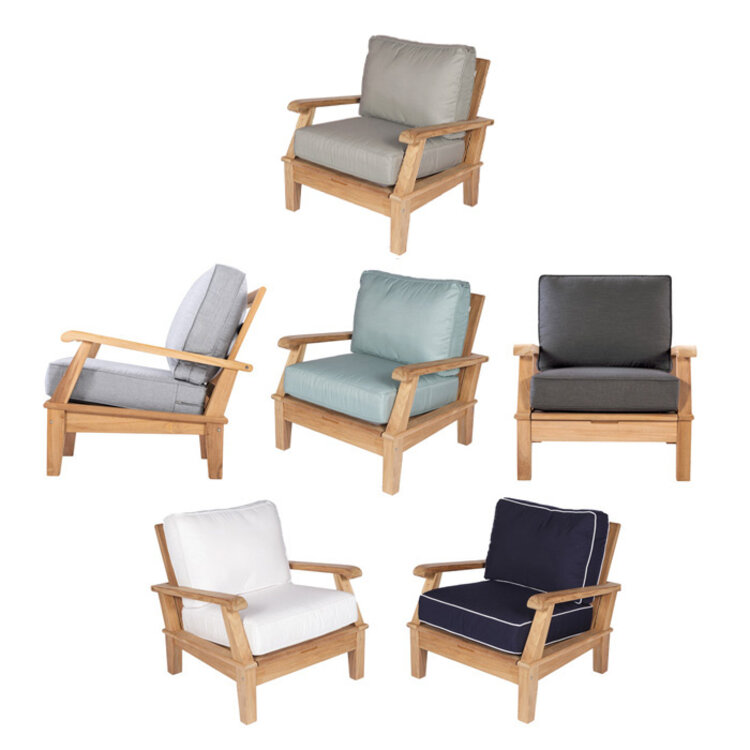 ROYAL TEAK LARGO OUTDOOR CLUB CHAIR