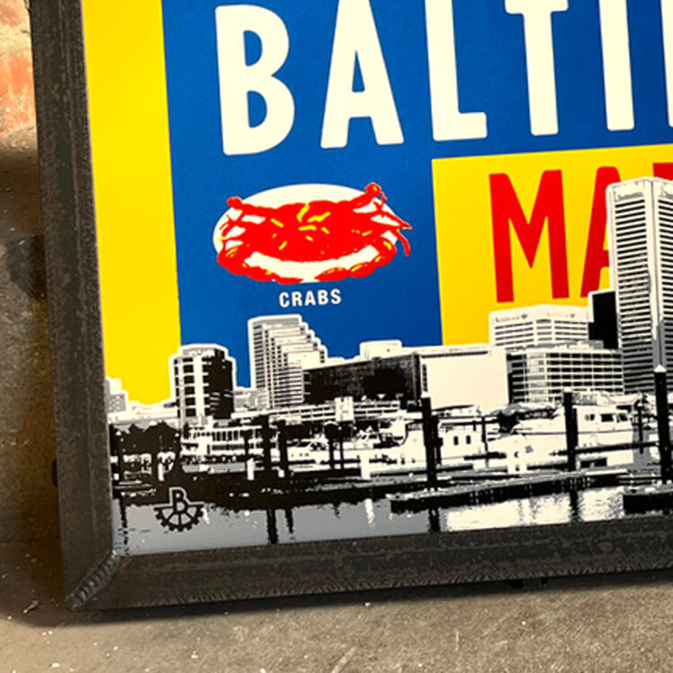 BALTIMORE SKYLINE, RED/YELL/BLUE