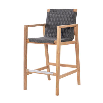 ROYAL TEAK HALSEY OUTDOOR STOOL