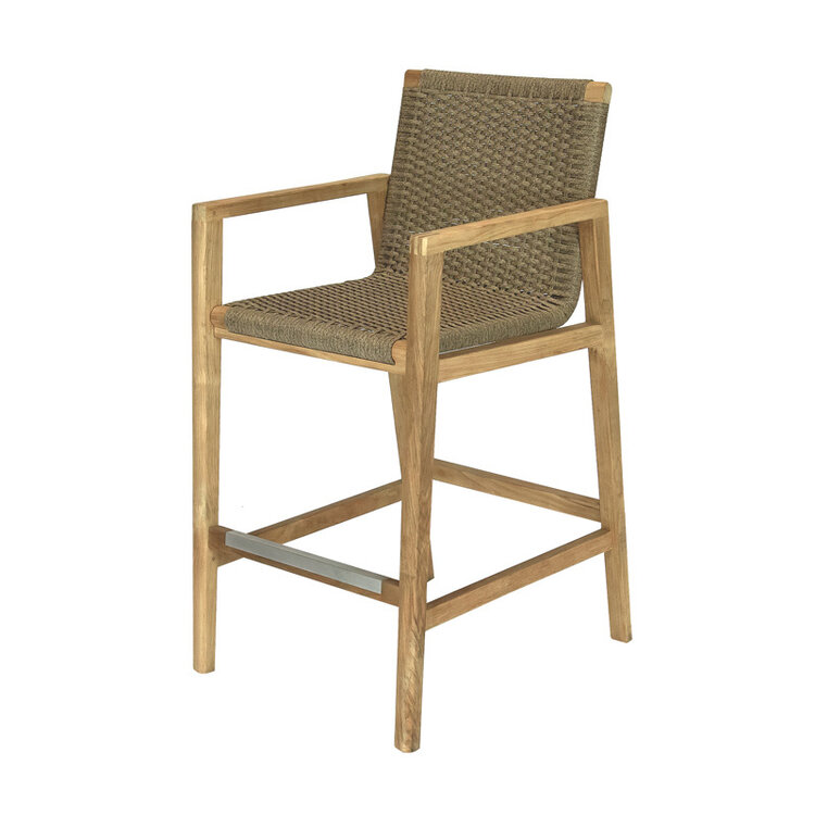 ROYAL TEAK HALSEY OUTDOOR STOOL