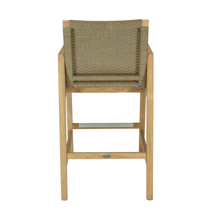 ROYAL TEAK HALSEY OUTDOOR STOOL