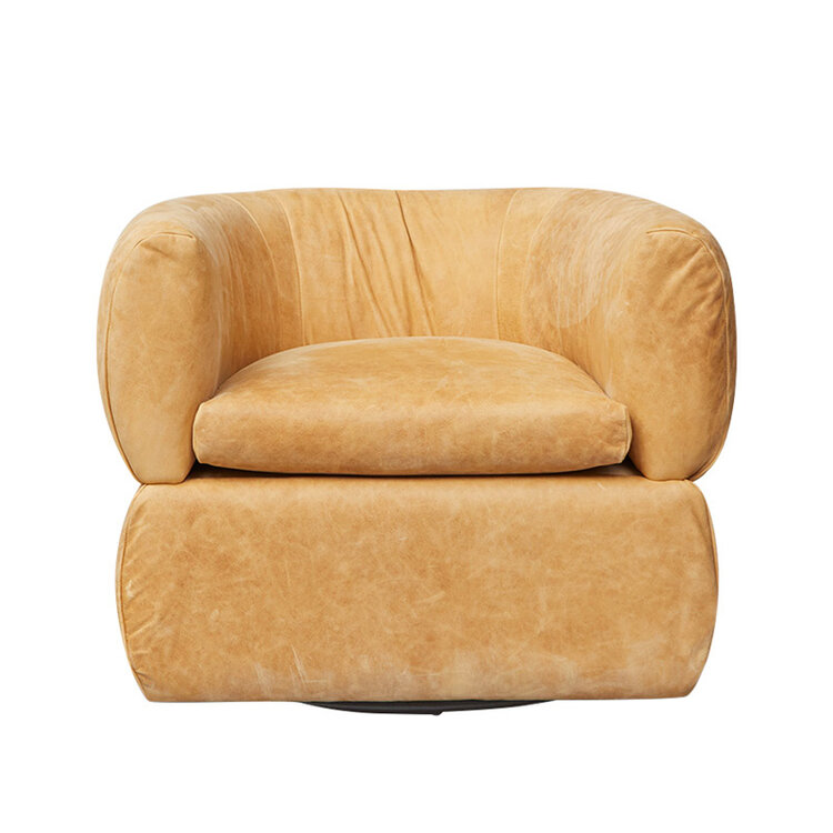 BOUNTY LEATHER SWIVEL CHAIR
