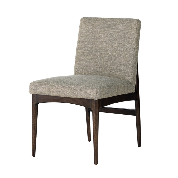 ABIDA DINING CHAIR, ALCALA NICKEL