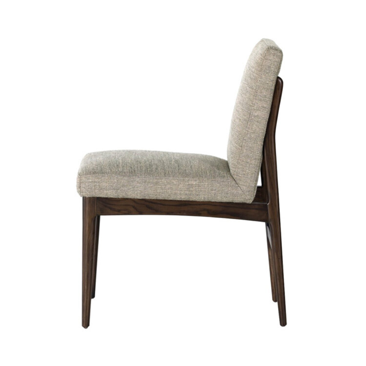 ABIDA DINING CHAIR, ALCALA NICKEL