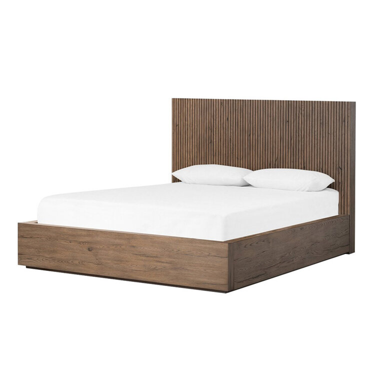 LEO BED, RUSTIC GREY