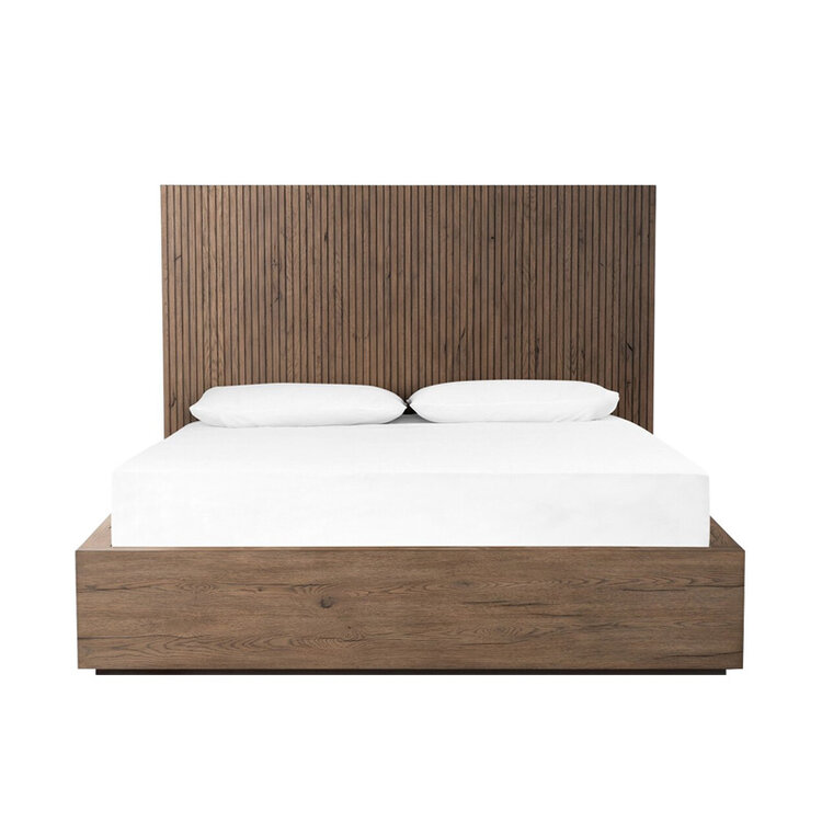 LEO BED, RUSTIC GREY