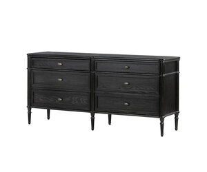 black 6 drawer dresser Elure Wood 9-Drawer Dresser main image 0