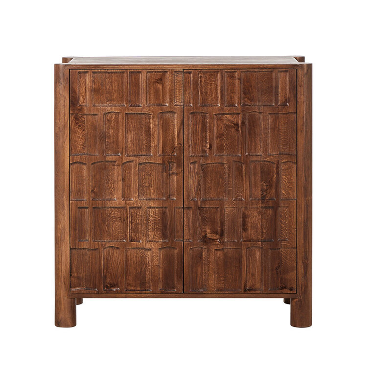 EZRI BAR CABINET, COCOA OAK