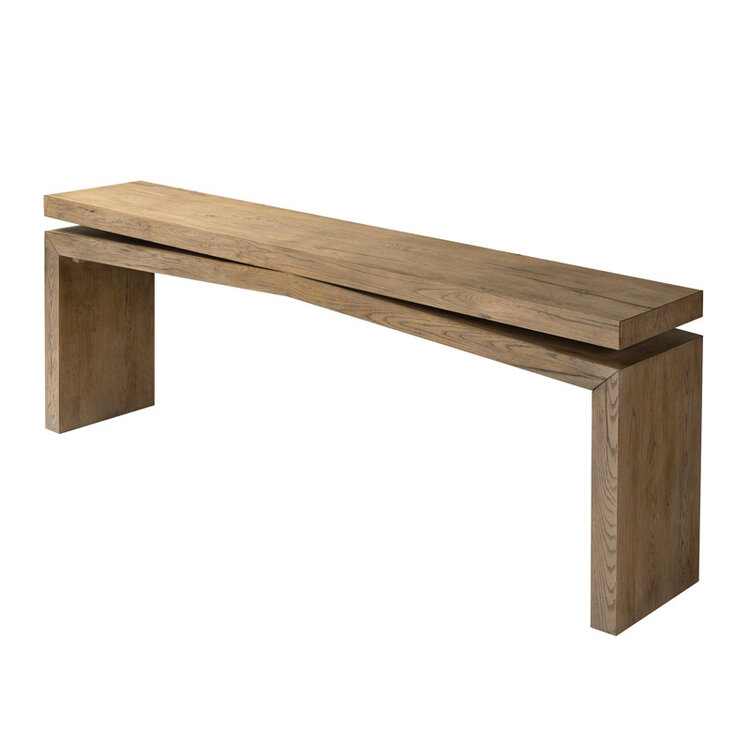 MATTHES OAK CONSOLE TABLE