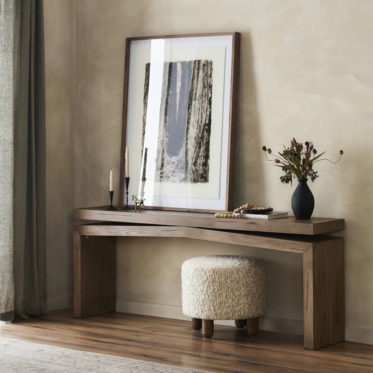 MATTHES OAK CONSOLE TABLE