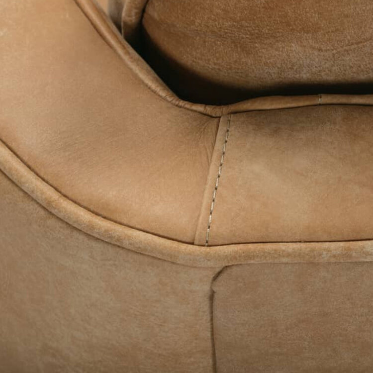ROTHWELL LEATHER SWIVEL CHAIR