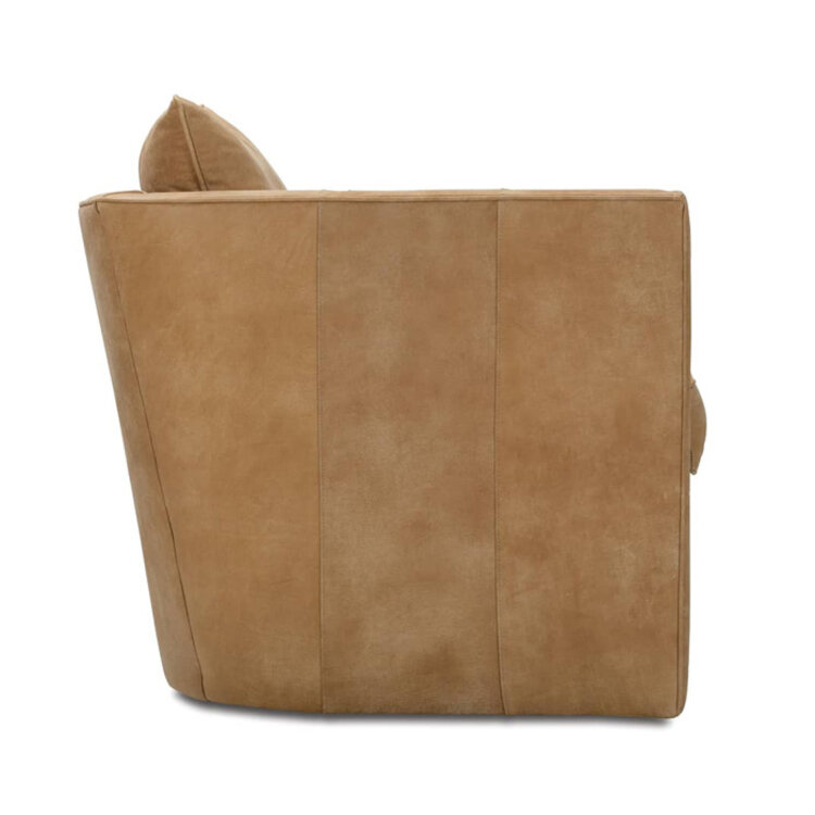 ROTHWELL LEATHER SWIVEL CHAIR