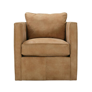 ROTHWELL LEATHER SWIVEL CHAIR