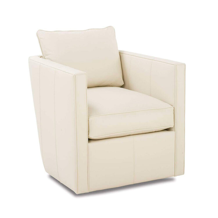 ROTHWELL LEATHER SWIVEL CHAIR