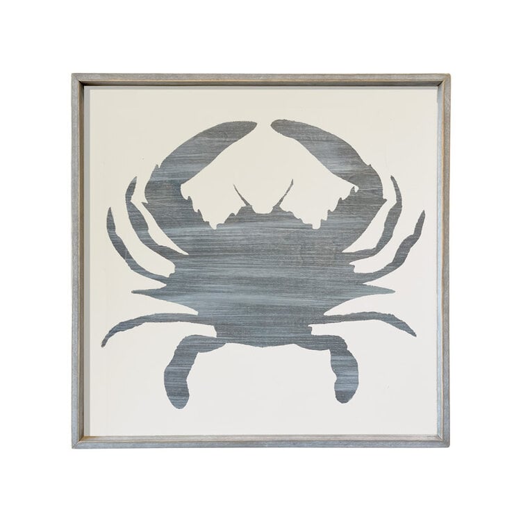 LARGE BLUE CRAB SQUARE