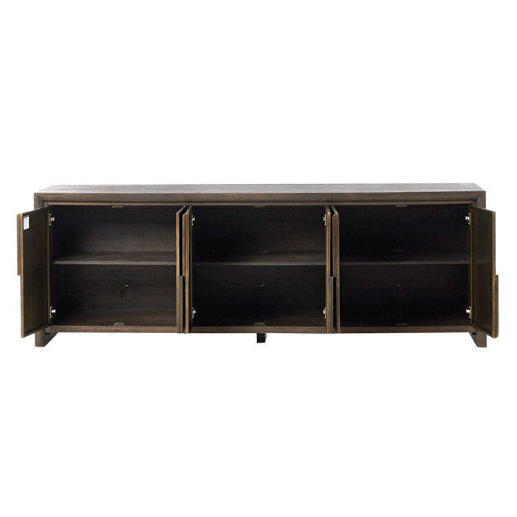 ARLINGTON 6 DOOR SIDEBOARD, ESPRESSO
