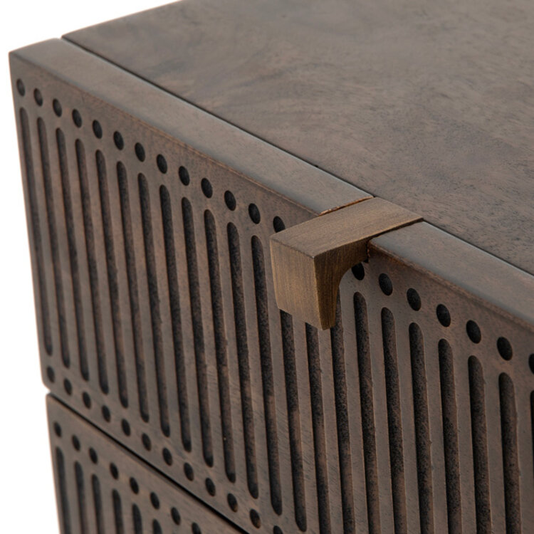 KELBY FILING CABINET VINTAGE BROWN