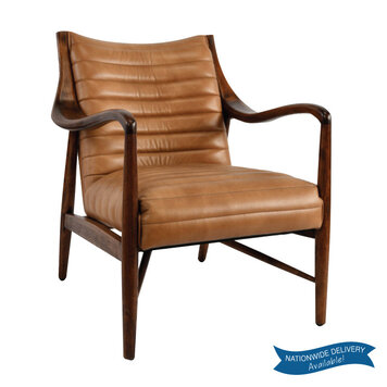COLE LEATHER CLUB CHAIR