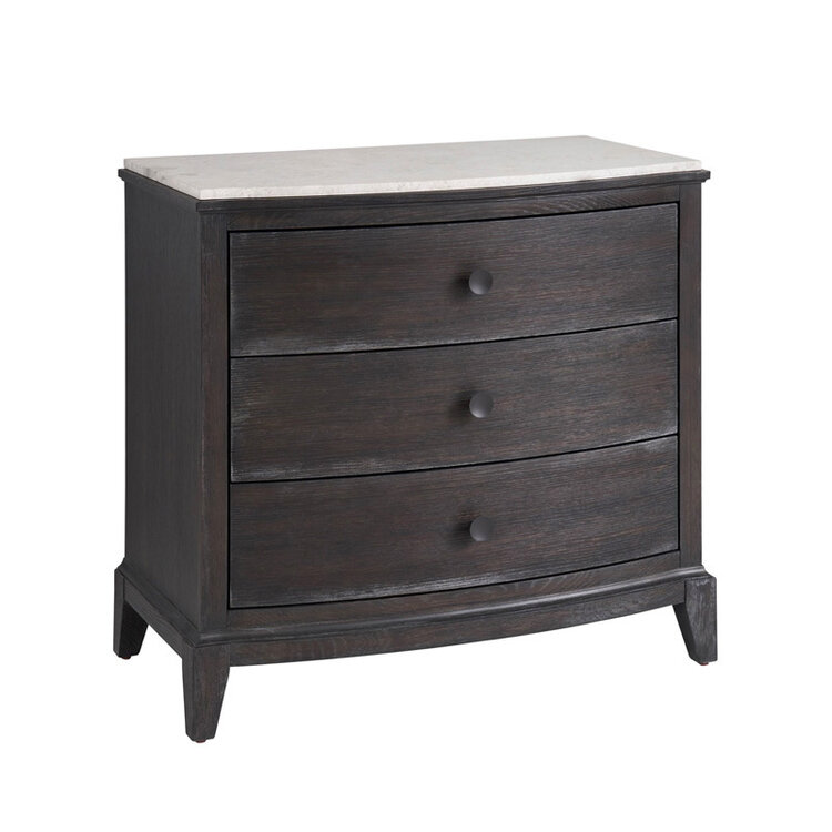 COSETTE 3-DRAWER NIGHTSTAND