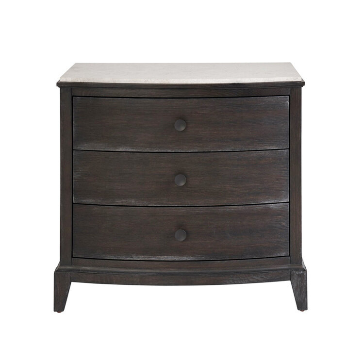 COSETTE 3-DRAWER NIGHTSTAND