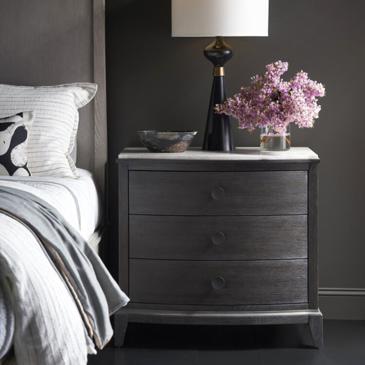 COSETTE 3-DRAWER NIGHTSTAND