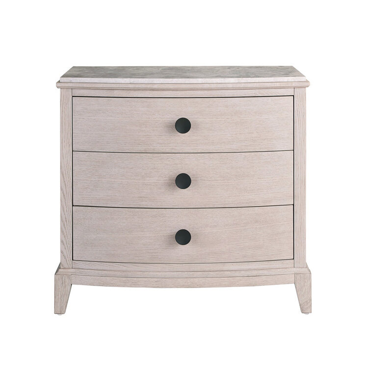 COSETTE 3-DRAWER NIGHTSTAND