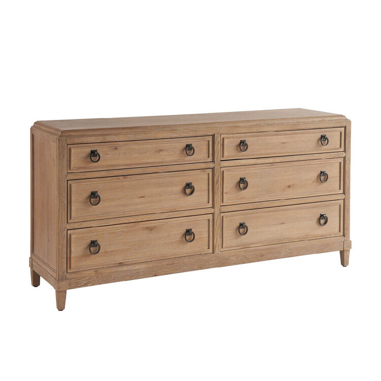 SALINAS 6-DRAWER DRESSER
