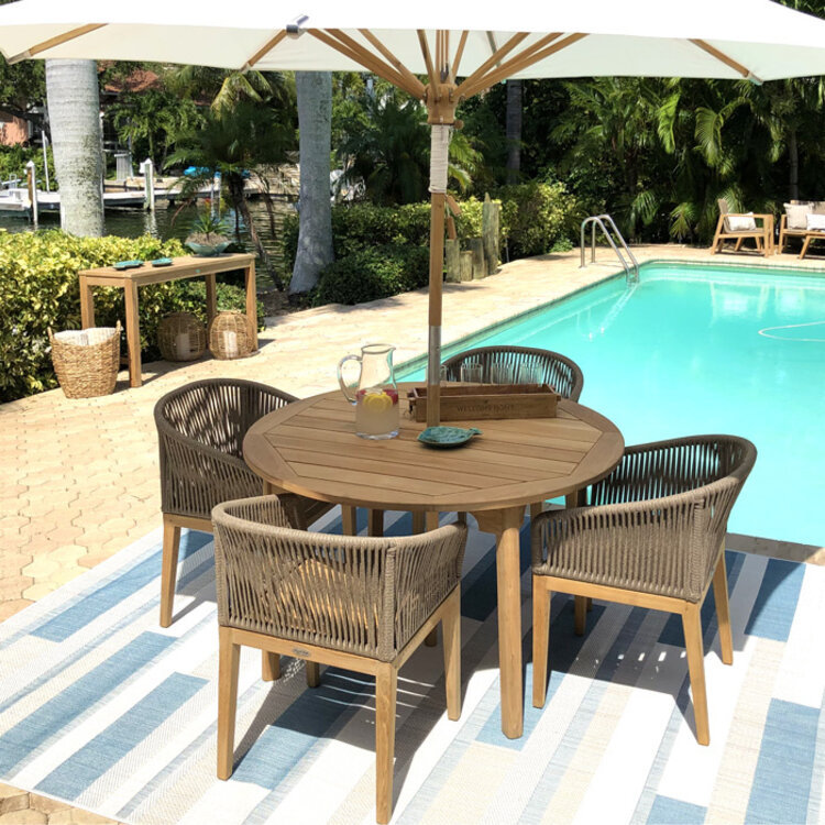 ROYAL TEAK MAUI OUTDOOR DINING CHAIR