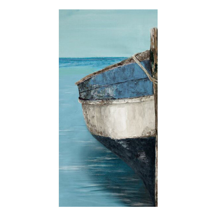 MEDITERRANEAN BOATS CANVAS DIPTYCH