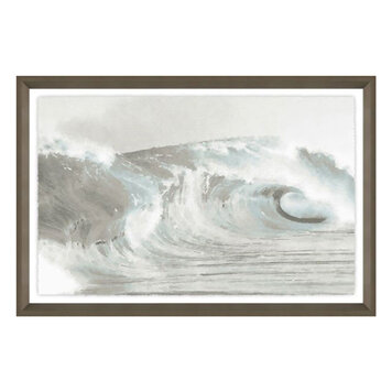 OCEANS APART GLASS FRAMED PRINTS